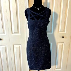 Eliza J Black Sleeveless Bodycon Mini Dress
